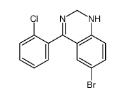6-bromo-4-(2-chlorophenyl)-1,2-dihydroquinazoline Structure