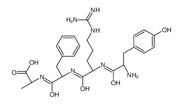 tyrosyl-arginyl-phenylalanyl-alanine结构式