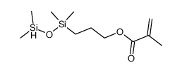 2-propionic acid 3-(1,1,3,3-tetramethyldisiloxanyl)-propyl ester结构式