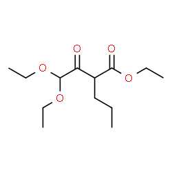 ETHYL 2-(2,2-DIETHOXYACETYL)PENTANOATE structure