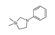 3,3-dimethyl-1-phenyl-1,3-azasilolidine结构式