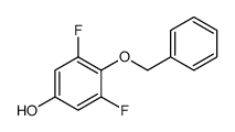 Phenol, 3,5-difluoro-4-(phenylmethoxy) Structure