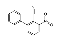 3-nitro-biphenyl-2-carbonitrile结构式