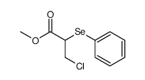 methyl 3-chloro-2-(phenylselanyl)propanoate结构式