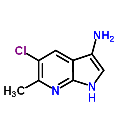 3-AMINO-5-CHLORO-6-METHYL-7-AZAINDOLE Structure