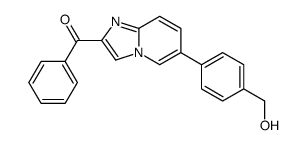 {6-[4-(hydroxymethyl)phenyl]imidazo[1,2-a]pyridin-2-yl}(phenyl)methanone Structure