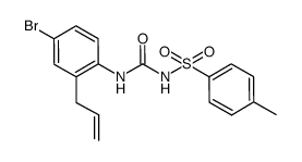 N-(2-allyl-4-bromophenylcarbamoyl)-p-toluenesulfonamide Structure