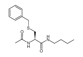 Ac-Cys(Bn)-NHBu结构式