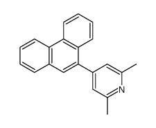 2,6-dimethyl-4-phenanthren-9-yl-pyridine结构式