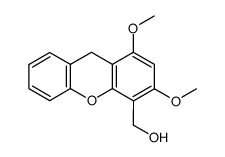 1,3-dimethoxy-4-(hydroxymethyl)-9H-xanthene Structure
