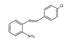 N-(4-chloro-benzylidene)-o-phenylenediamine Structure