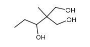 2-hydroxymethyl-2-methyl-pentane-1,3-diol结构式