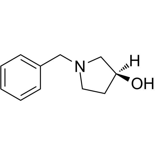 (S)-3-羟基-1-苄基吡咯烷结构式