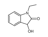 1-ethyl-3-hydroxyindolin-2-one Structure