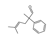 2,5-Dimethyl-2-phenyl-4-hexal结构式