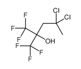 4,4-dichloro-1,1,1-trifluoro-2-(trifluoromethyl)pentan-2-ol结构式