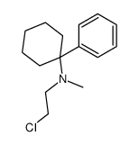 N-(2-chloroethyl)-N-methyl-1-phenylcyclohexan-1-amine结构式