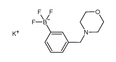 potassium 3-(morpholinomethyl)-phenyltrifluoroborate Structure