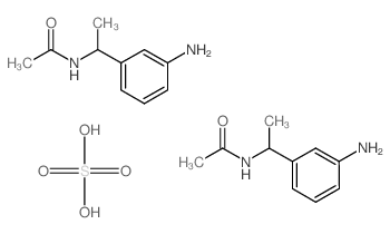 N-[1-(3-aminophenyl)ethyl]acetamide(SALTDATA: 0.5H2SO4) structure