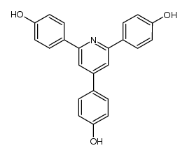 4,4',4''-(pyridine-2,4,6-triyl)triphenol结构式