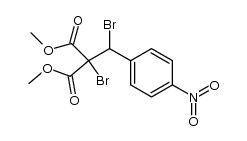 dimethyl 2-bromo-2-(bromo(4-nitrophenyl)methyl)malonate结构式