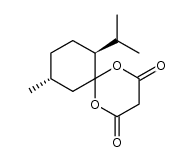 7-isopropyl-10-methyl-1,5-dioxaspiro[5.5]undecane-2,4-dione结构式