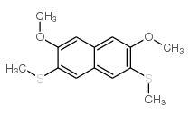 2,7-Dimethoxy-3,6-bis(methylthio)-naphthalene Structure