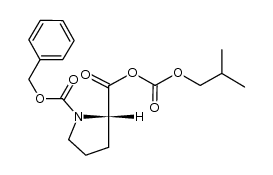 Z-Pro-O-COO-isoBu结构式