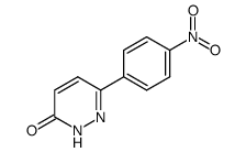 3-(p-Nitrophenyl)-6-oxo-1,6-dihydropyridazine结构式
