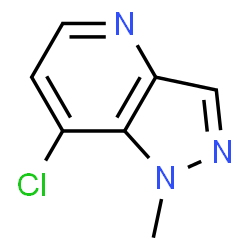 7-chloro-1-methyl-pyrazolo[4,3-b]pyridine结构式