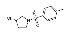 (+)-3-chloro-1-(toluene-4-sulfonyl)-pyrrolidine结构式