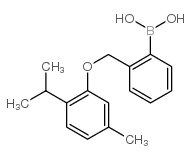 [2-[(5-methyl-2-propan-2-ylphenoxy)methyl]phenyl]boronic acid Structure
