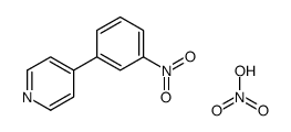 nitric acid,4-(3-nitrophenyl)pyridine Structure