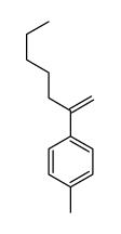 1-hept-1-en-2-yl-4-methylbenzene结构式