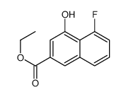 Ethyl 5-fluoro-4-hydroxy-2-naphthoate Structure
