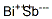 Bismuth antimonide Structure