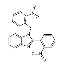 1-(2-nitrobenzyl)-2-(2-nitrophenyl)-1H-benzimidazole结构式