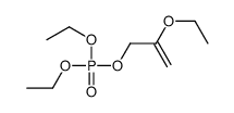 2-ethoxyprop-2-enyl diethyl phosphate Structure