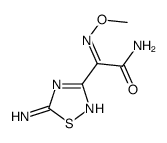 2-(5-amino-1,2,4-thiadiazol-3-yl)-2-methoxyiminoacetamide Structure