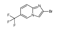 2-溴-6-(三氟甲基)咪唑并[1,2-a]吡啶结构式