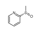 Pyridine,2-[(S)-methylsulfinyl]-(9CI)结构式