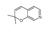 2,2-dimethylpyrano[2,3-c]pyridine结构式