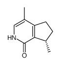 (7S)-dehydronepetalactam Structure