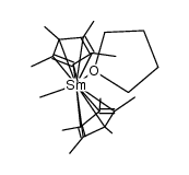 (C5Me5)2SmMe(THF) Structure