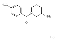 1-(4-Methylbenzoyl)piperidin-3-amine hydrochloride Structure
