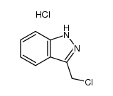 3-chloromethyl-1(2)H-indazole, hydrochloride结构式