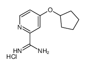 4-(环戊基氧基)吡啶甲酰胺盐酸盐结构式