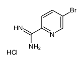 5-Bromopicolinimidamide hydrochloride Structure