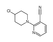 2-(4-chloropiperidin-1-yl)nicotinonitrile Structure