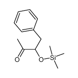 4-phenyl-3-((trimethylsilyl)oxy)butan-2-one Structure